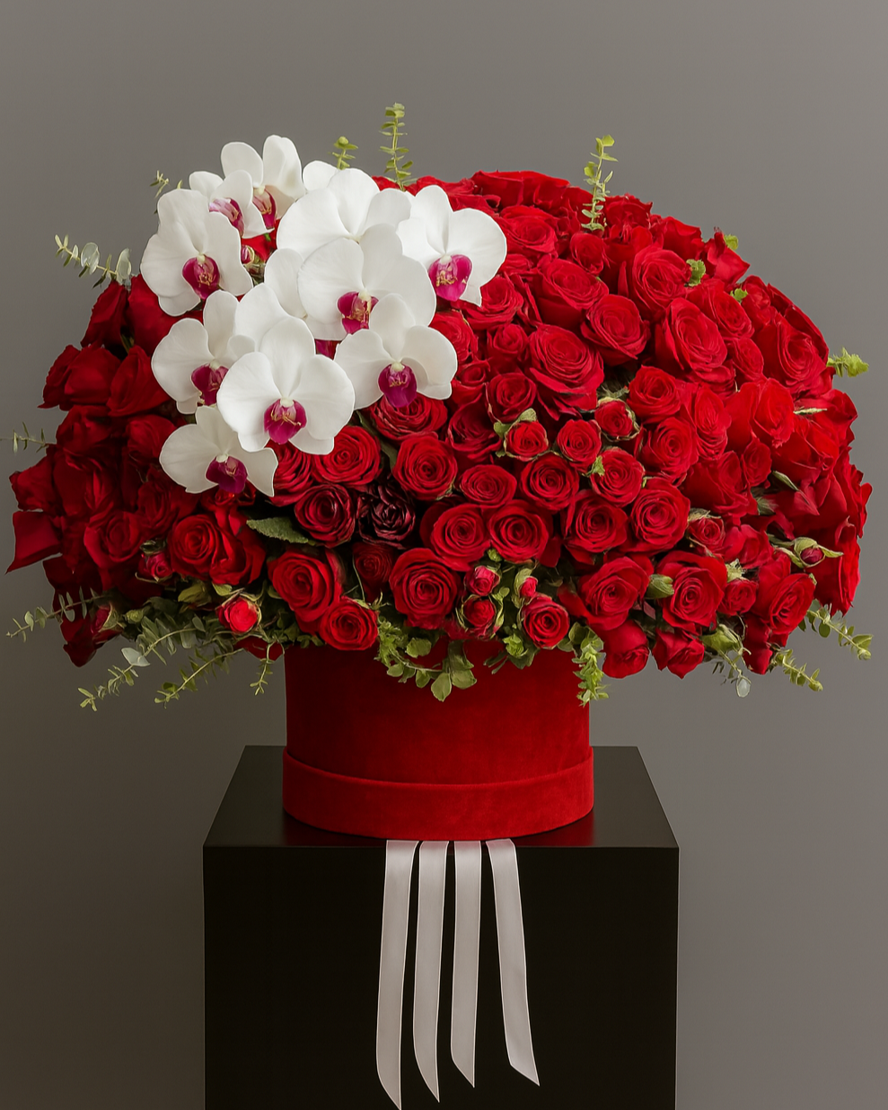 Luxury Rose & Orchid Box "ROYAL PASSION"